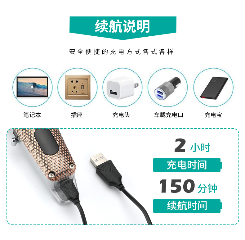 VGR976新款復(fù)古男士理發(fā)剪液晶數(shù)顯個(gè)性金屬機(jī)身雕刻推白電推剪詳情7