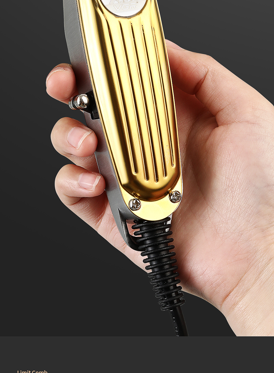 VGR122 barber pusher enchufe hombre home power type alta potencia barber power pusher metal barber pic 8