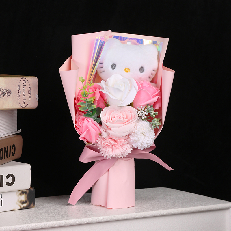 香皂花/玫瑰花束/迷你小花束/玫瑰花生日礼物/花束产品图