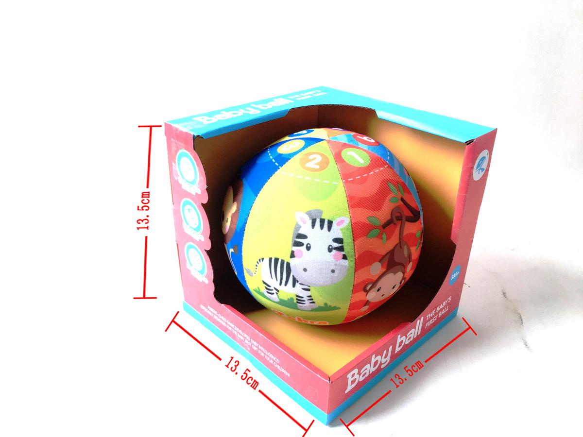Cross-border sales of cartoon learning ball with mirror baby puzzle ball baby comfort toy cloth player grab ball children's toy toy Kidstoys
