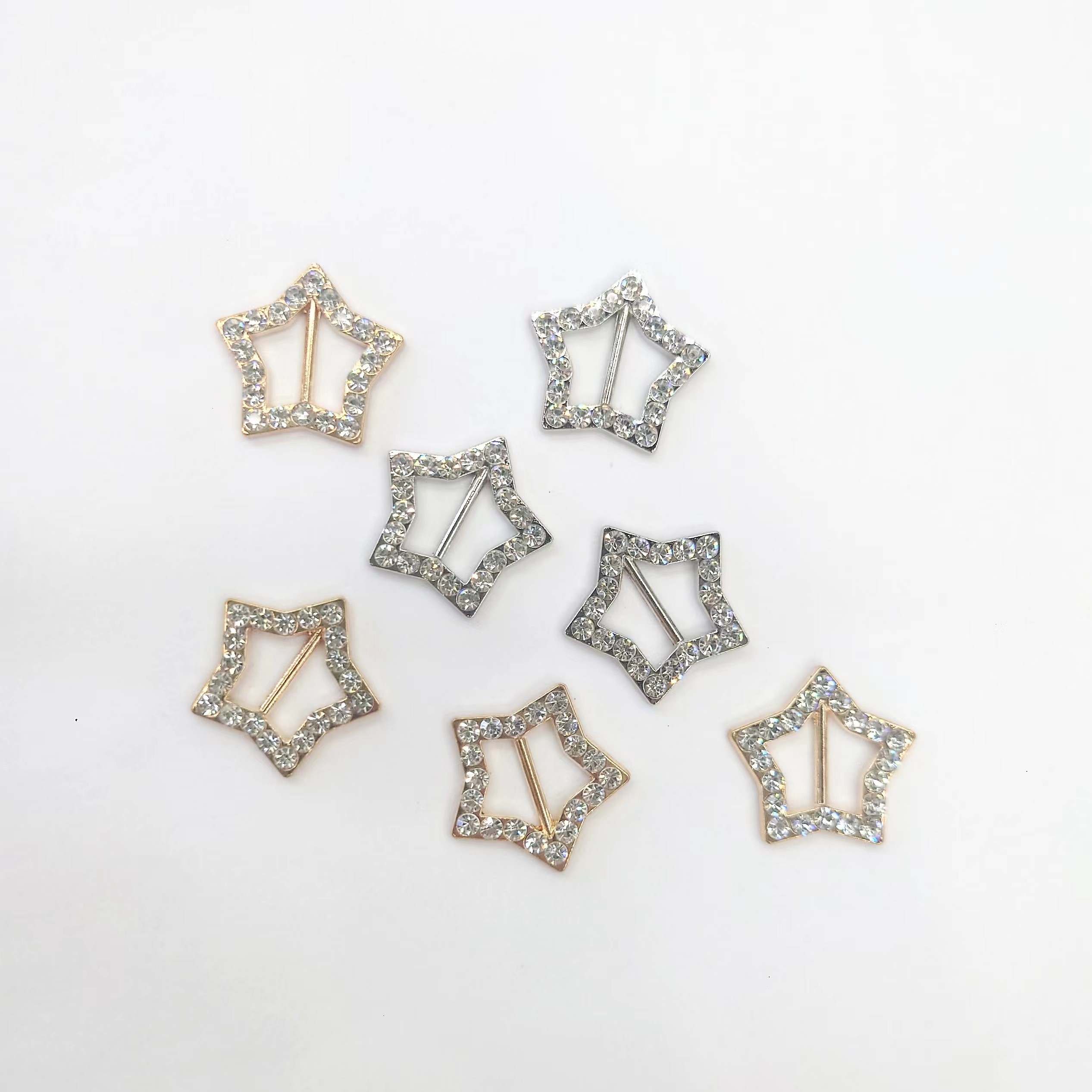 Hot-selling new arrivals, high-end alloy clothing accessories, fashionable star-designed coat and hat decorative buttons, enhance your fashion taste details Picture