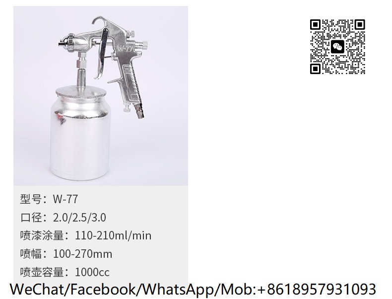 SPRAY GUN高压气动喷涂枪油漆喷枪F75 PQ-2 PQ-1汽车家具喷涂雾化工具详情4