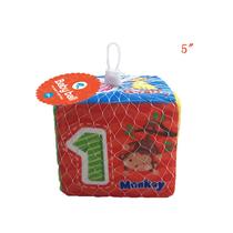 Cross-border sales of cartoon dice five-inch baby comfort toys cloth player grab ball children's toys toy Kidstoys