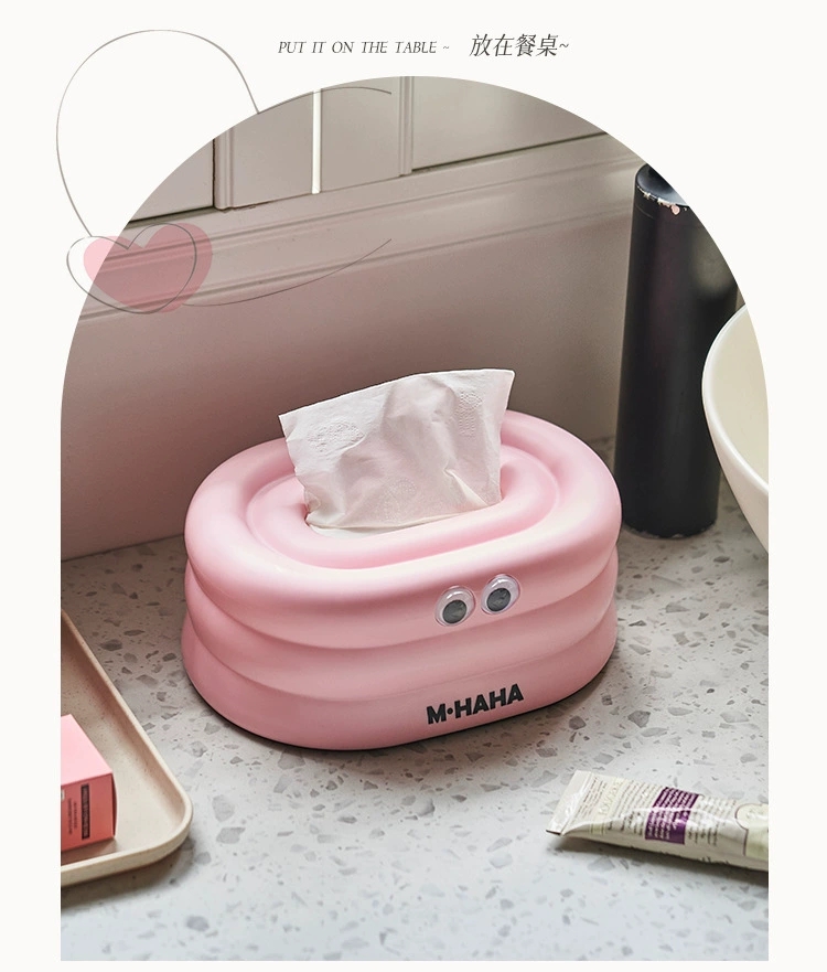 M04-9025 Tissue box, living room light luxury tissue box, coffee table decoration, creative tissue box, car interior, high-end feel detail image 9
