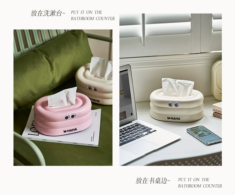 M04-9025 Tissue box, living room light luxury tissue box, coffee table decoration, creative tissue box, car interior, high-end feel detail image 8