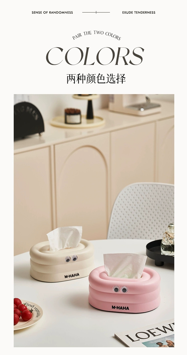 M04-9025 Tissue box, living room light luxury tissue box, coffee table decoration, creative tissue box, car interior, high-end feel detail image 7