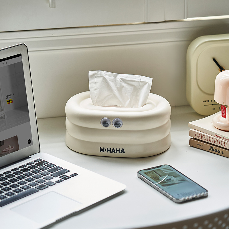M04-9025 Tissue box, living room light luxury tissue box, coffee table decoration, creative tissue box, car interior, high-end feel Specification image