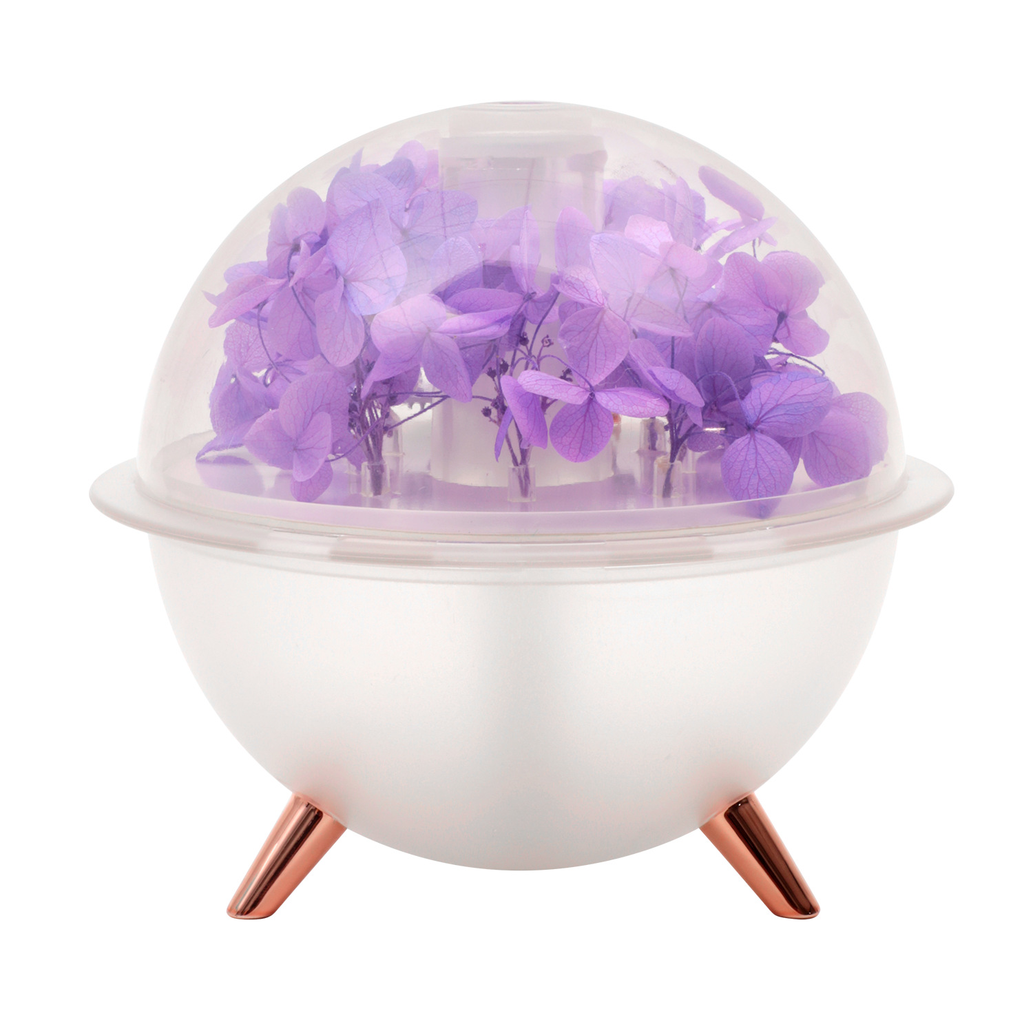 Eternal flower humidifier USB Home and office ambient light Water Replenishment Micro-landscape Aromatherapy humidifier Specification image