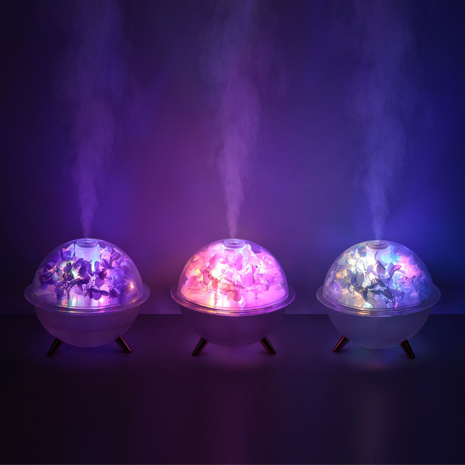 Eternal flower humidifier USB Home and office ambient light Water Replenishment Micro-landscape Aromatherapy humidifier Item Picture