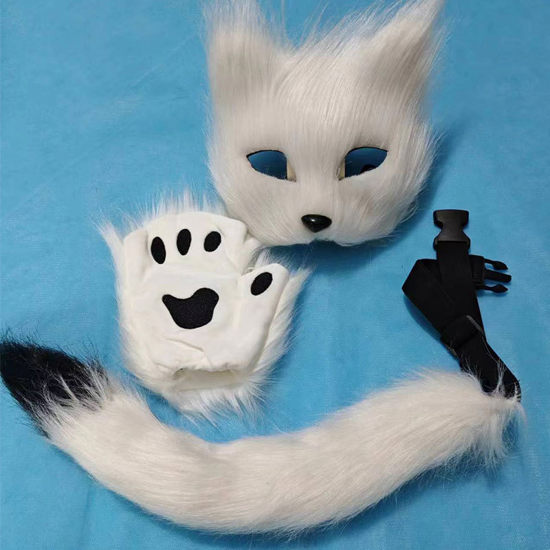 Fox Set Party supplies, festival party factory direct sales, festival masks details Picture