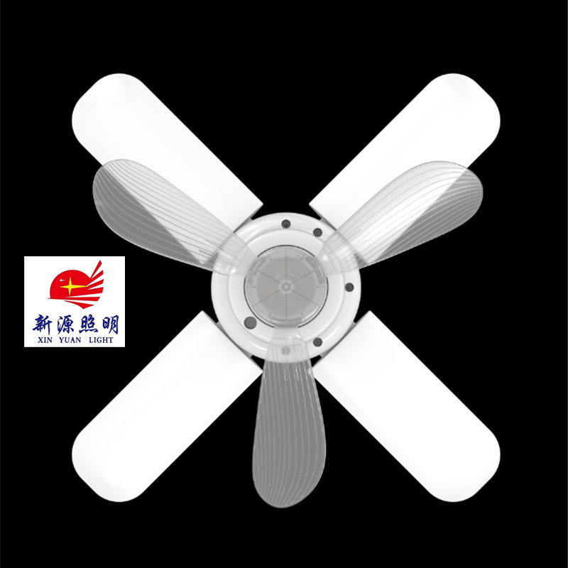 折叠风扇3叶4叶5叶6叶E27螺口球泡风扇灯led fan lamp详情4