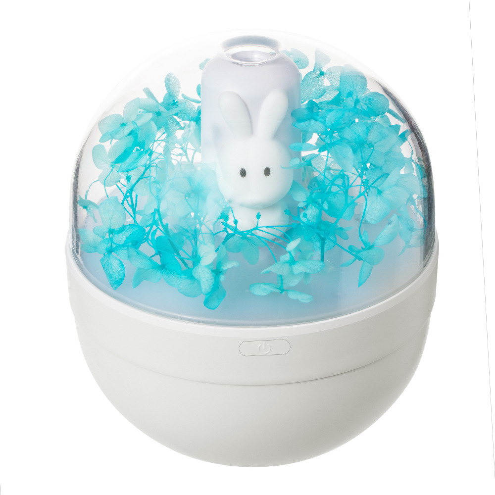 Eternal Flower USB Aroma Diffuser humidifier, Silent desktop, cute pet ambient light, air humidifier, aroma Diffuser Specification image