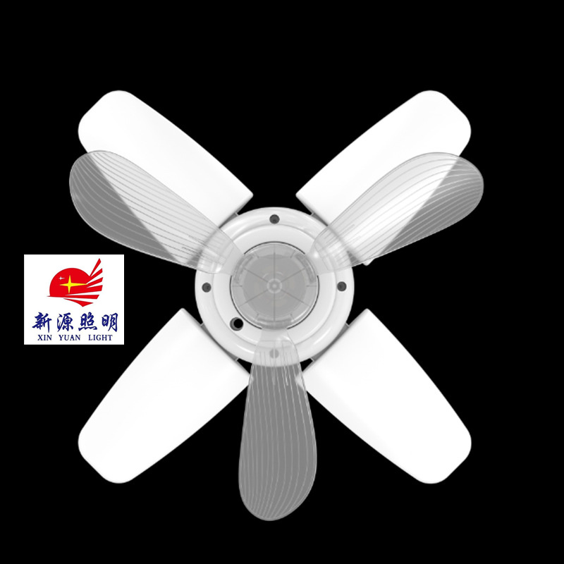 折叠风扇3叶4叶5叶6叶E27螺口球泡风扇灯led fan lamp详情2