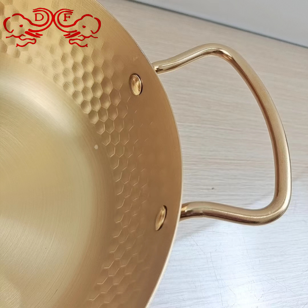 DF99255 thickened stainless steel ramen pot, household multi-purpose double-ear handle cooking pot, snack pot, soup pot, DF TRADINGHOUSE Item Picture