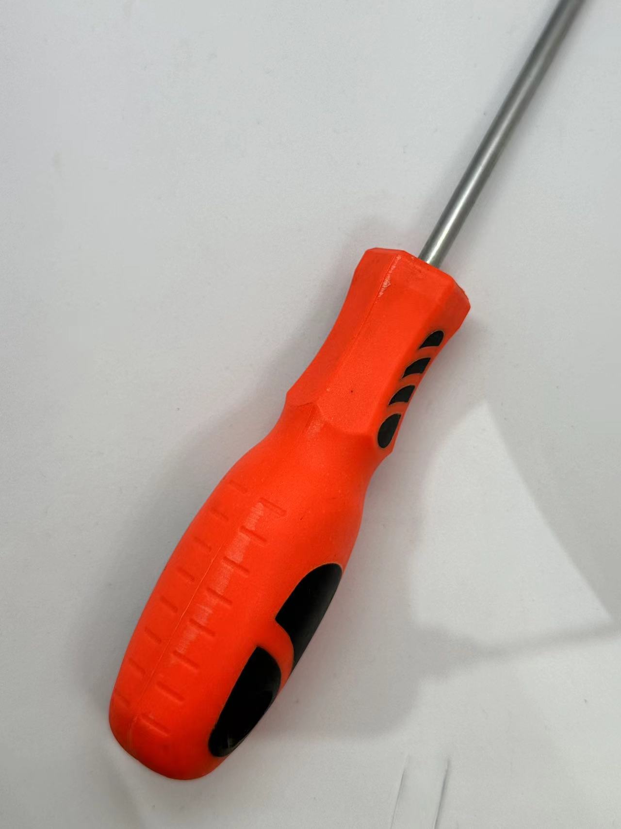 八寸橘黑十字螺丝刀超好用塑柄五金工具