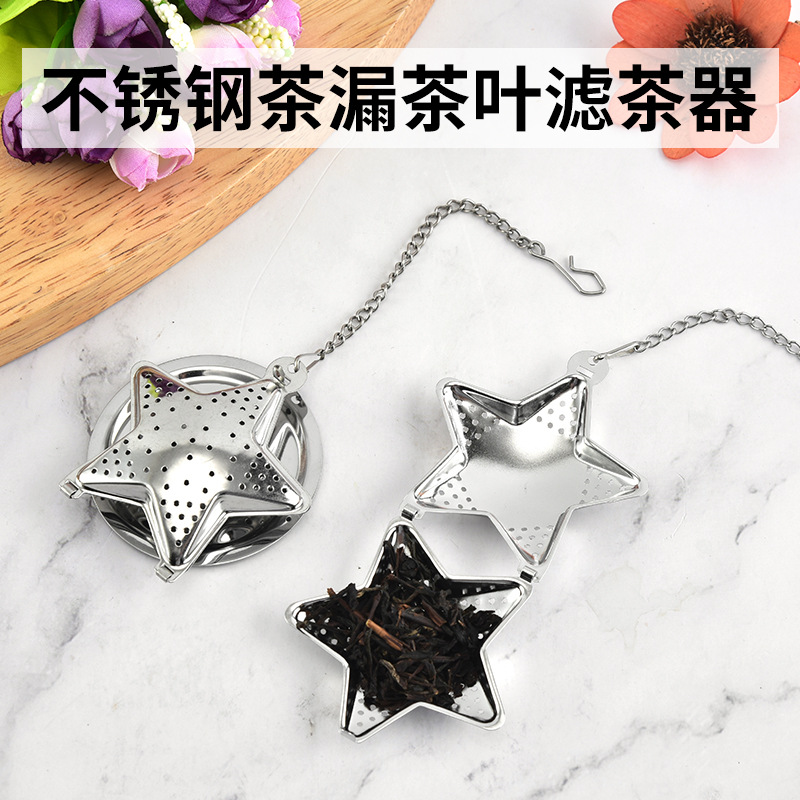 304 stainless steel tea brewer, creative and cute house, Christmas tree, pineapple tea, tea strainer and brewer details Picture