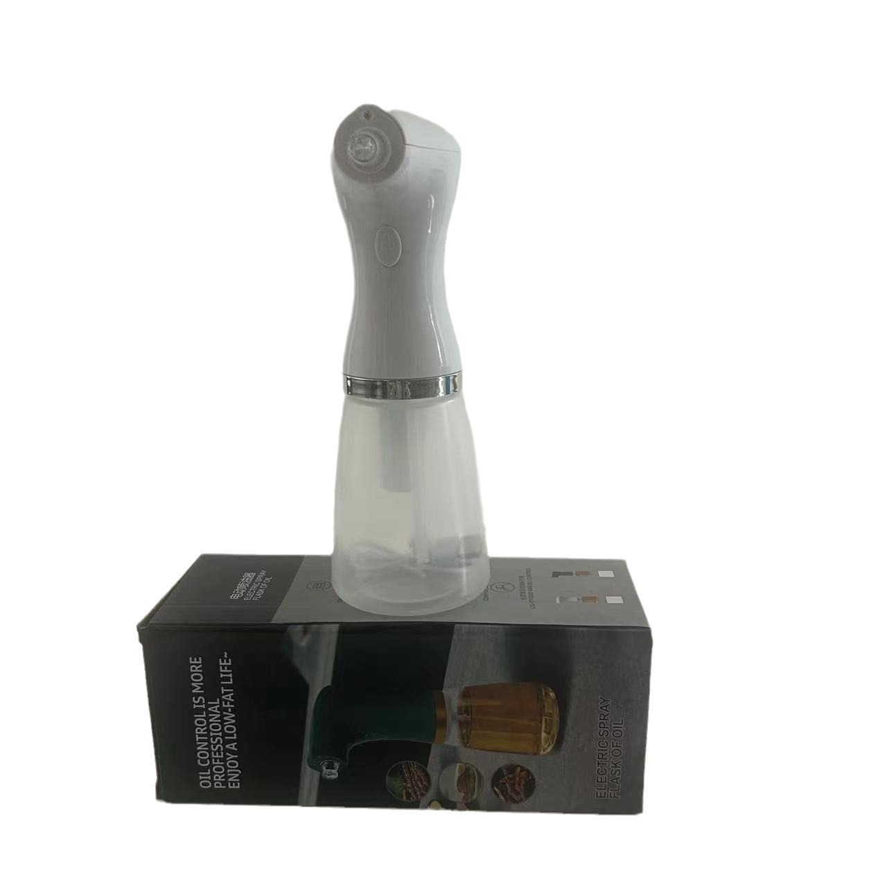 Cross-border oil spray bottle Cooking oil spray bottle barbecue oil spray pot kitchen electric pressurized atomization