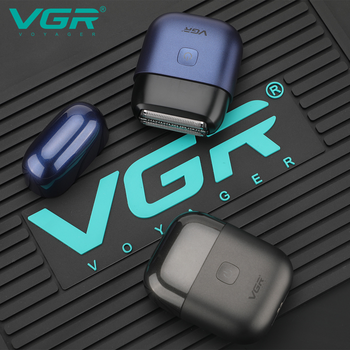 VGR340 Portable reciprocating shaver, electric men's travel mini full-body waterproof automatic grinding razor details Picture