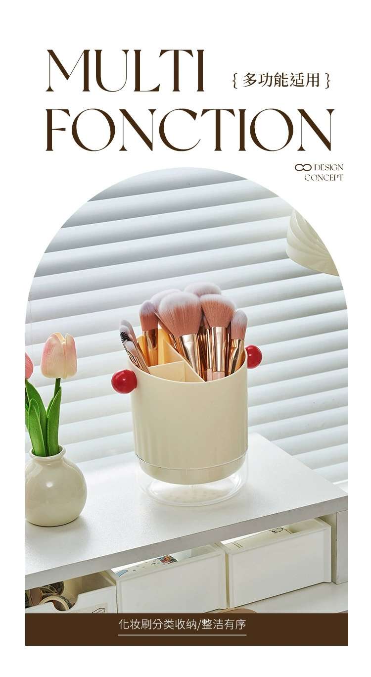 S137-TD-1014多功能圆形置物架筷子筒高颜值可沥水筷笼家用收纳详情图3