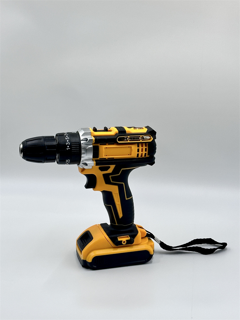 Wholesale of functional lithium battery drill and screwdriver sets, rechargeable hand drills, impact drills, household hand drill toolboxes pic 3