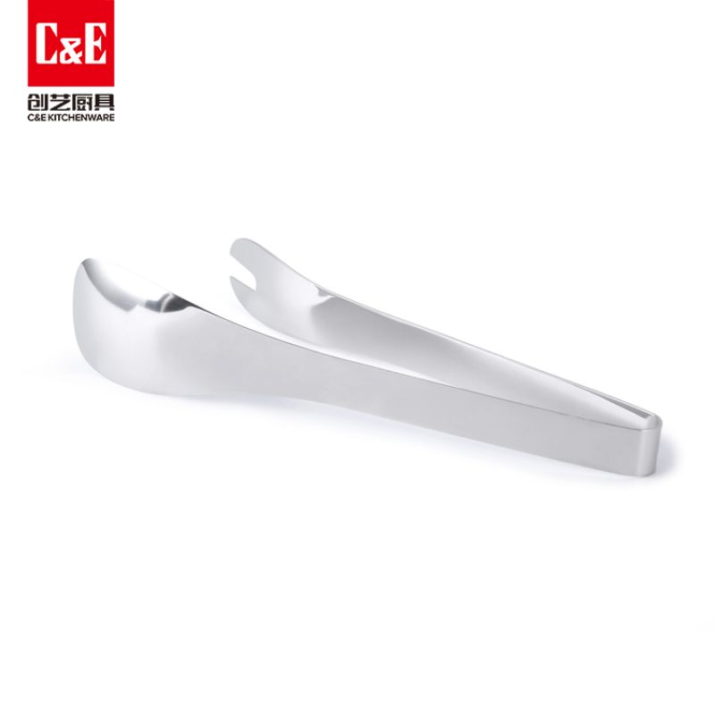 C&E Creative Food Tongs, stainless steel food tongs, buffet tongs, barbecue tongs, kitchenware, home, hotel, restaurant