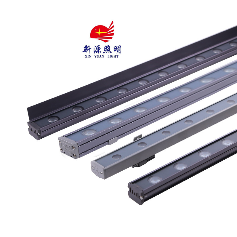 Outdoor Waterproof Led Wall Washing Light Strip 24V Exterior Wall Light Wheel Light Floor Lighting Outdoor Advertising Colorful Line Light