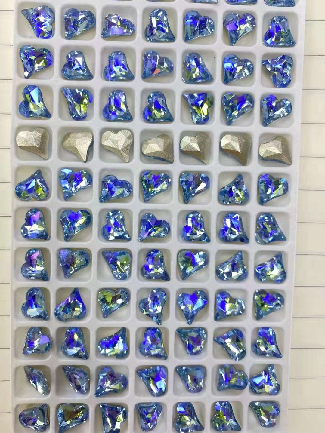 锦利水晶6*8长方八角浅兰加镀010详情图4