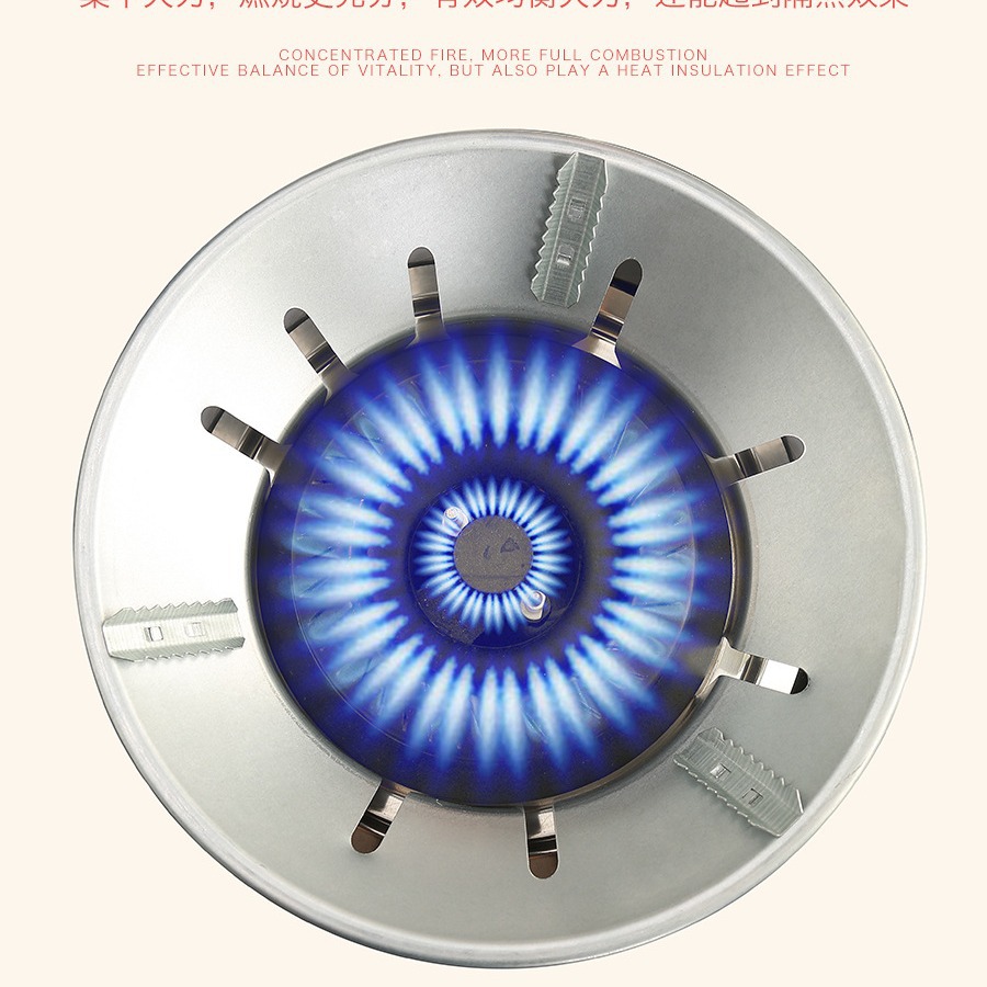 New type of gas stove energy-saving cover, windproof cover, energy-concentrating cover, household natural gas cover, windproof ring, soup pot stand, stove top Specification image