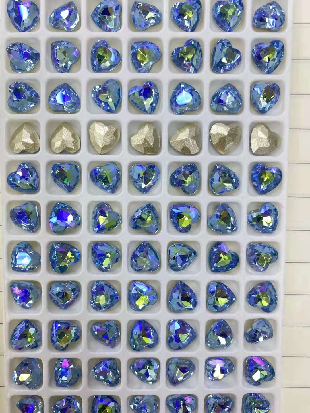 锦利水晶6*8长方八角浅兰加镀010详情图7