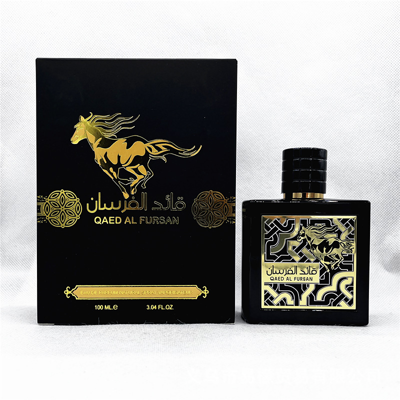 跨境热销野马黑色方瓶中东阿拉伯爆款香水 厂家直销批发perfume