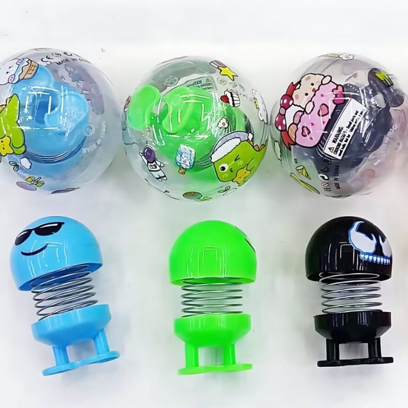 Wholesale of a complete set of new 50MM coated eggshell toys and multiple spring human expression series children's fun toys