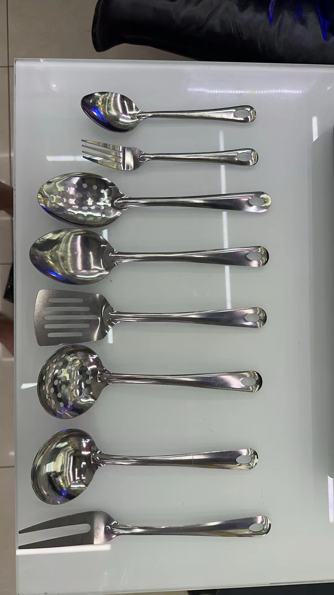 不锈钢勺子叉子细节图