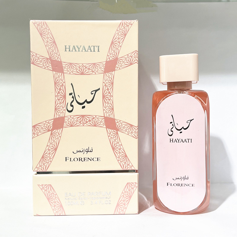 中东迪拜批发外贸出口跨境粉色HAYAATI Florence阿拉伯女士香水perfume