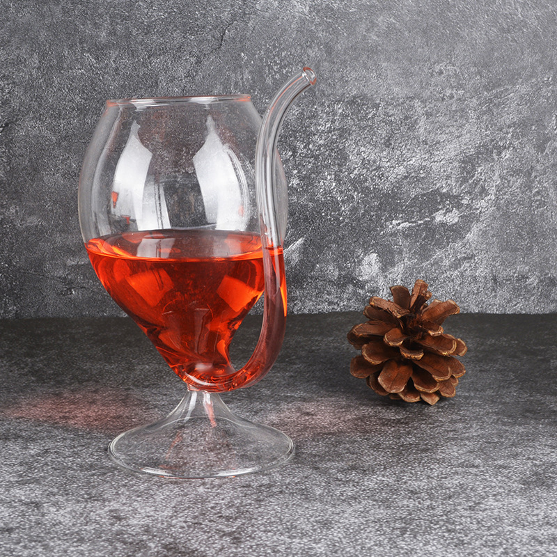 高硼硅玻璃杯子红酒果汁杯创意吸血鬼酒杯详情3
