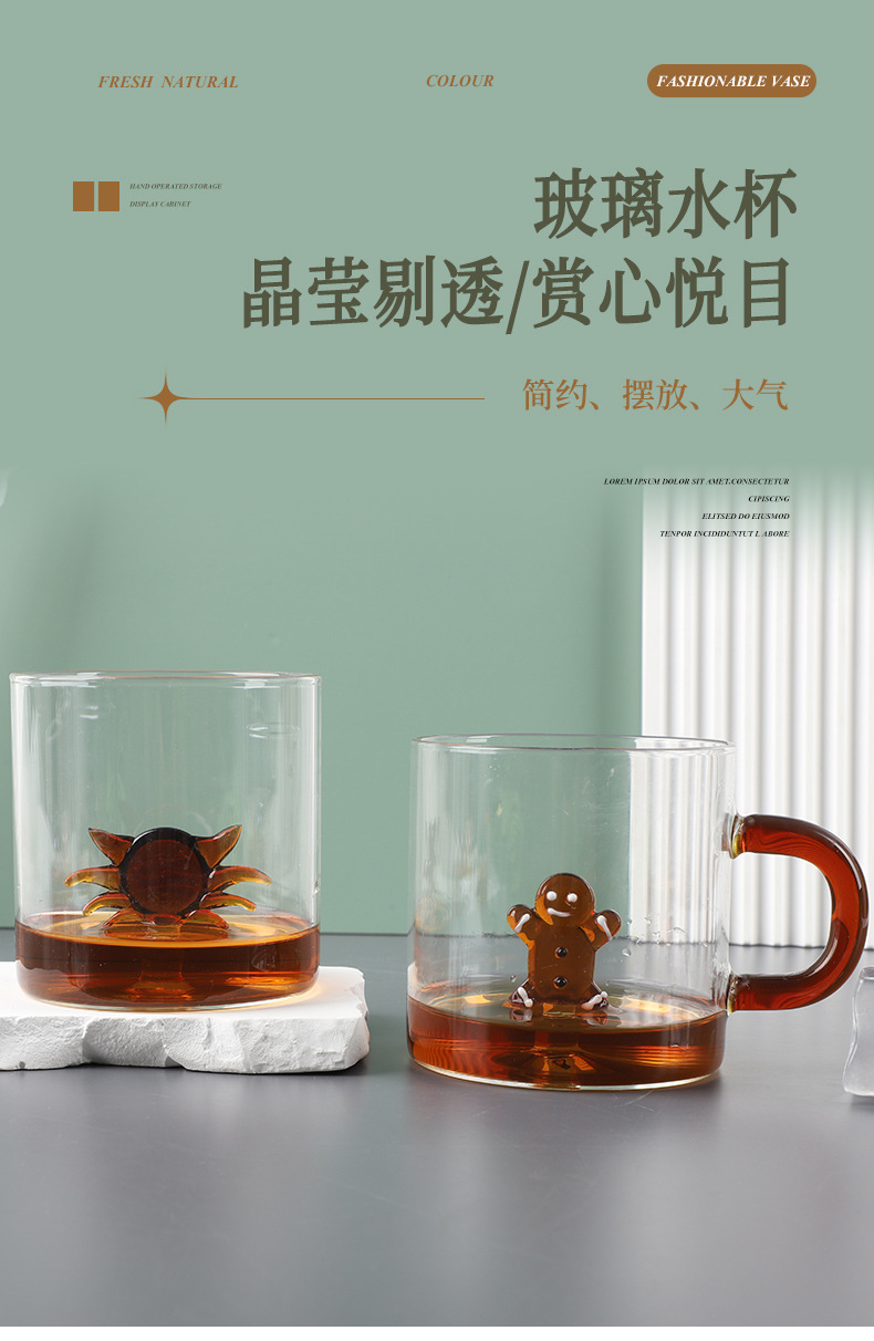 高硼硅玻璃杯子红酒果汁杯创意吸血鬼酒杯详情1