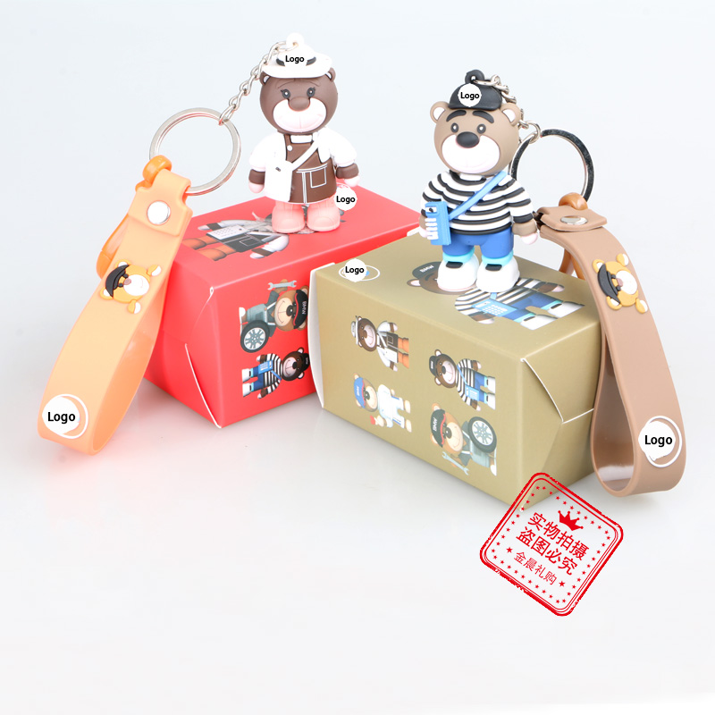 钥匙扣/钥匙扣挂件/钥匙链/pvc公仔/钥匙挂件产品图