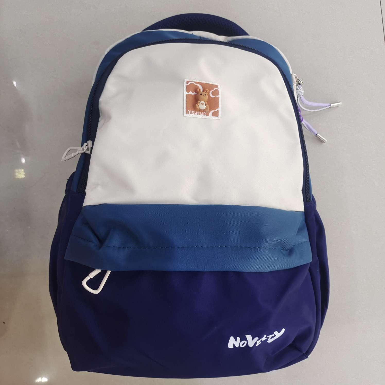 智尔娜书包双肩背包学院风高颜值轻便防水包包详情图2