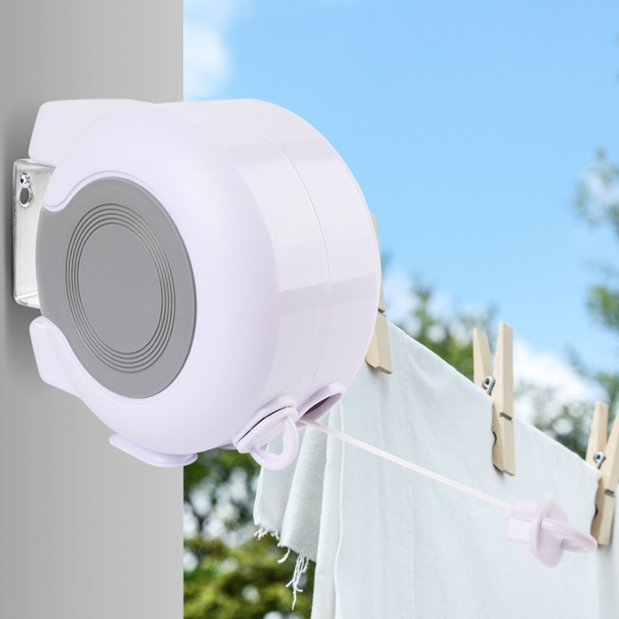 Double-line telescopic clothes drying rope, mini clothes drying device (Yamaxun bestseller), telescopic clothes drying device