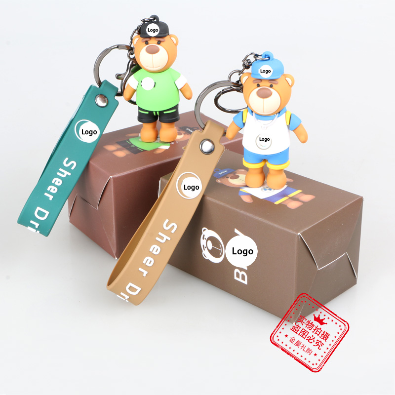 钥匙扣/钥匙扣挂件/钥匙链/pvc公仔/钥匙挂件产品图