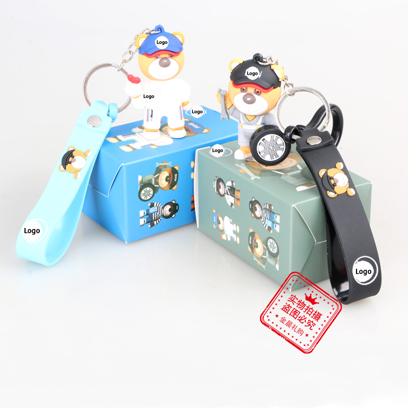 钥匙扣/钥匙扣挂件/钥匙链/pvc公仔/钥匙挂件细节图