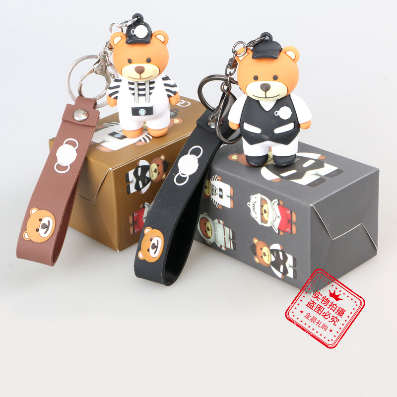 钥匙扣/钥匙扣挂件/钥匙链/pvc公仔/钥匙挂件细节图