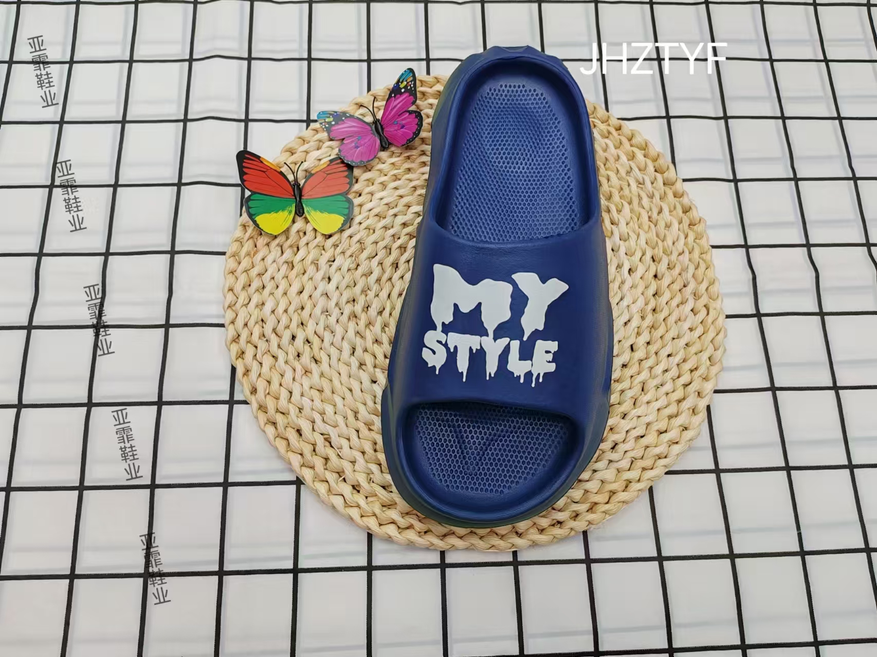 Summer fashion gradient outerwear flip-flops