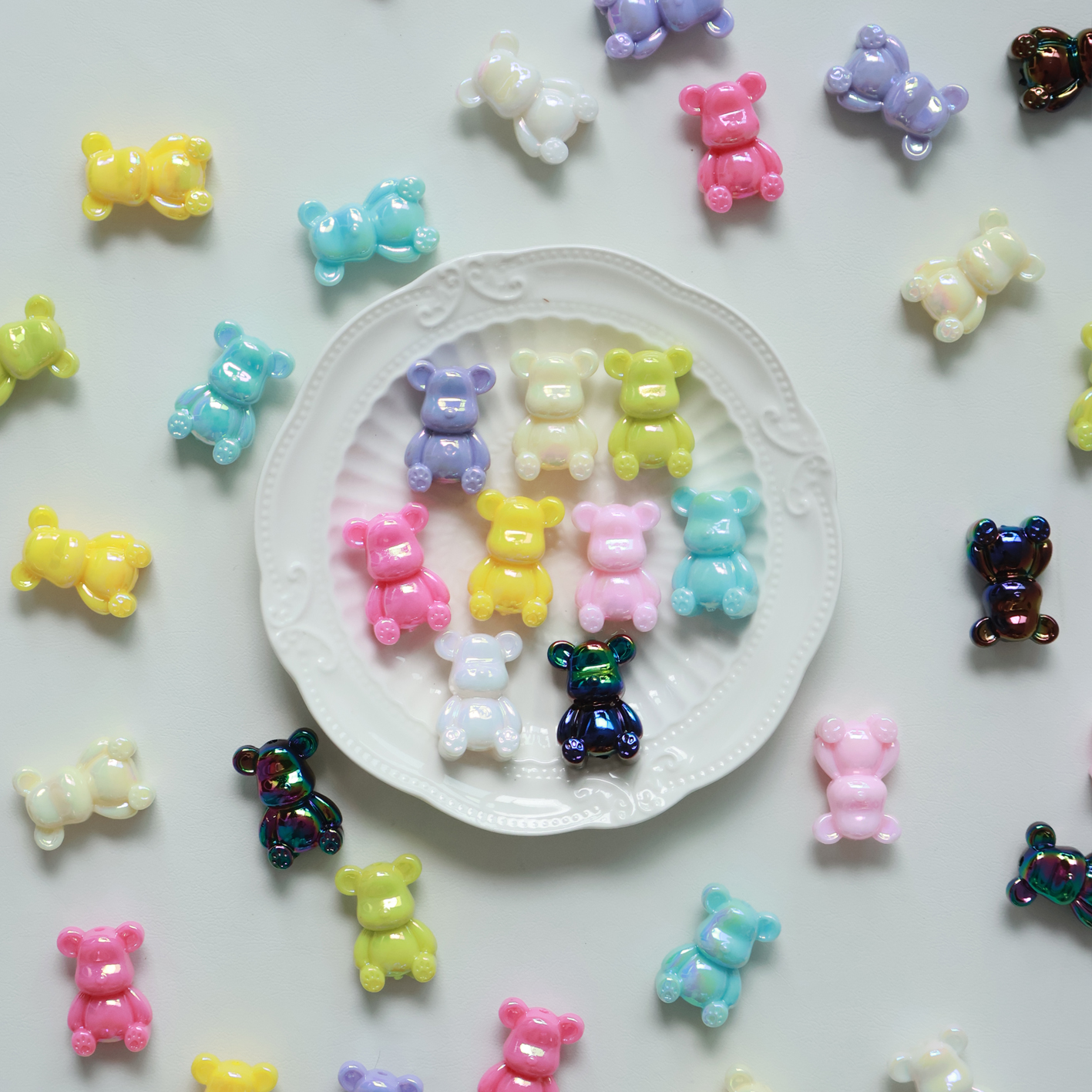 饰品配件/奶油胶配饰/树脂配件/饰品配件Diy/饰品配件水晶产品图