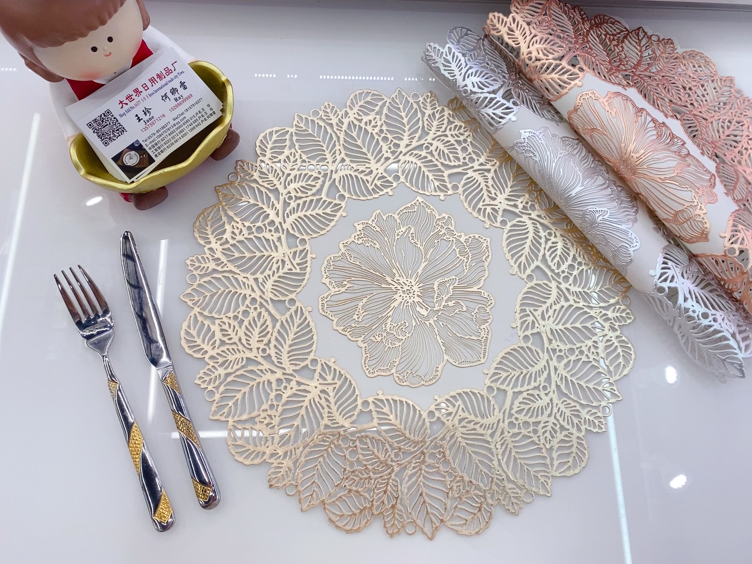 桌布餐垫实物图