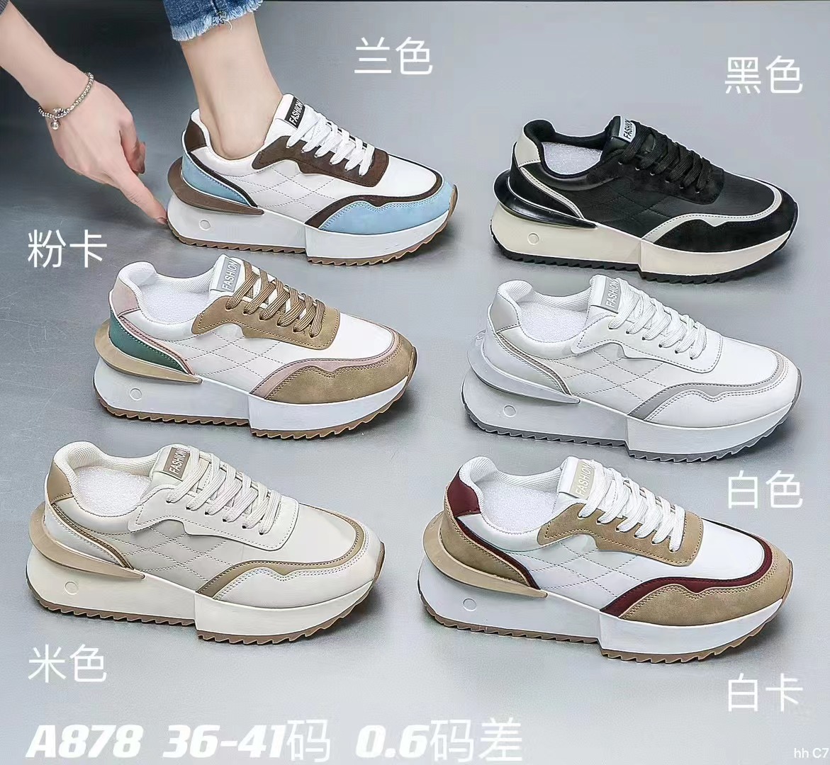 女式休闲单鞋实物图