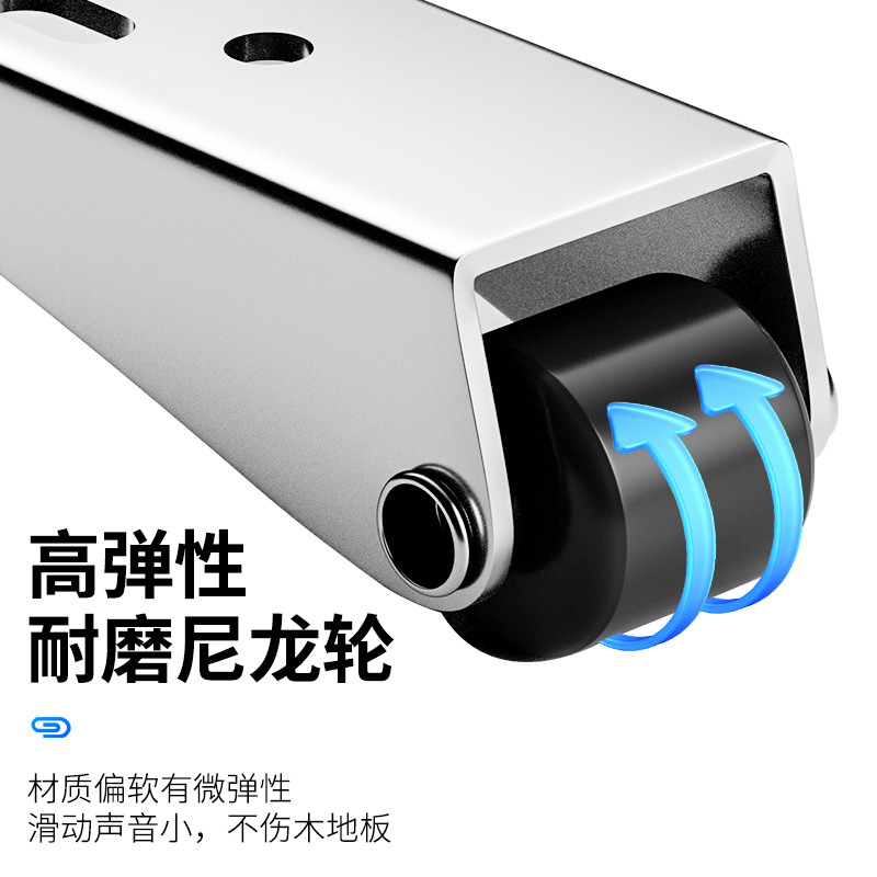 Universal sliding door guide wheels for door sagging, bottom support wheels for swing doors, aluminum alloy sliding door pulleys, lower wheels for anti-sagging details Picture