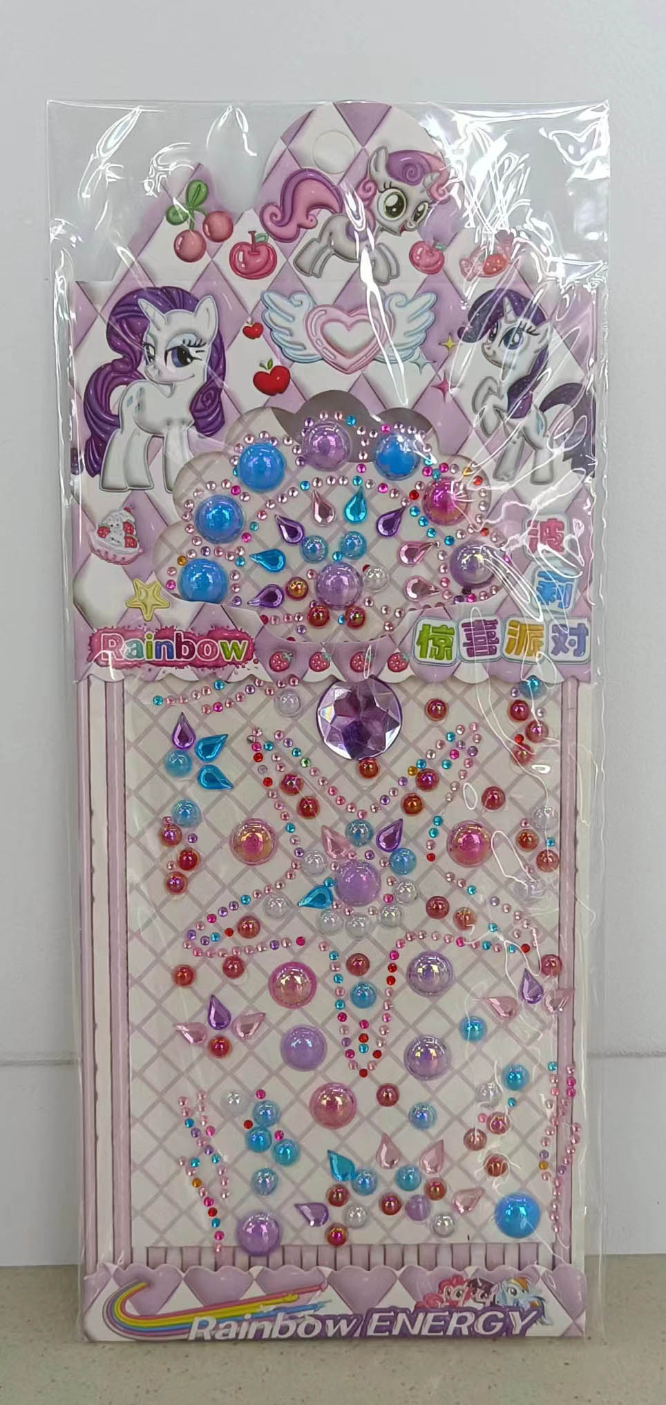HL-109 Polly Party Diamond Sticker details Picture
