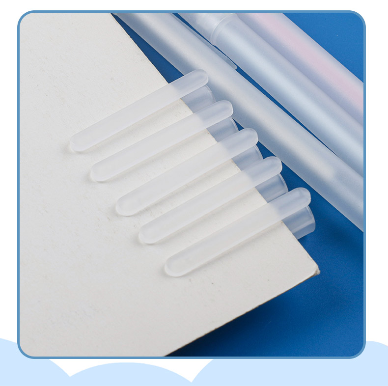 多色点胶中性笔纯色简约透明中性笔ins风格创意中性笔详情6