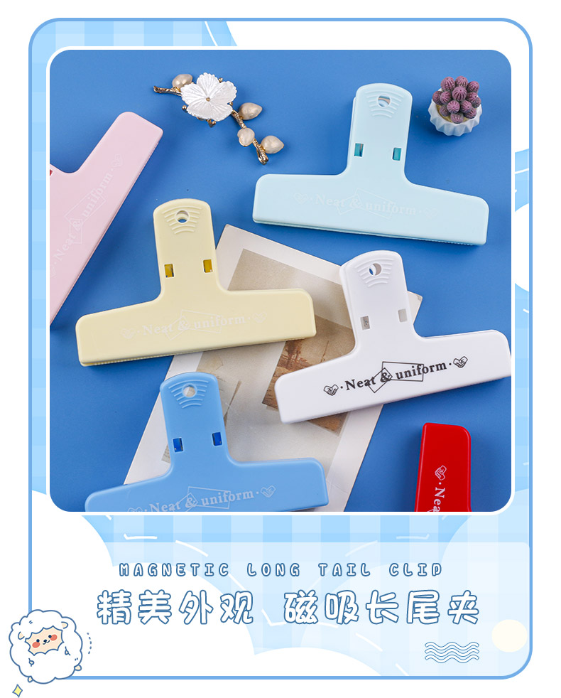 糖果色A4文件夹学生简约试卷夹子文具资料板夹垫板夹票据夹板详情1
