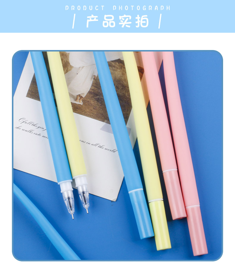 水晶公仔头摇摇乐中性笔宇航员造型创意笔ins风可爱手账中性笔详情6